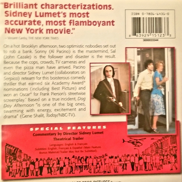 Dog Day Afternoon DVD - Picture 2 of 4